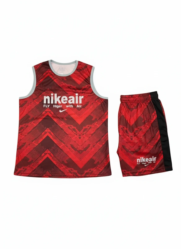 طرح شکستگی کربن (آتشین)/قرمز+ مشکی