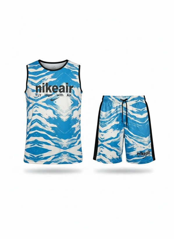 طرح شکستگی کربن (یخی)/آبی+سفید