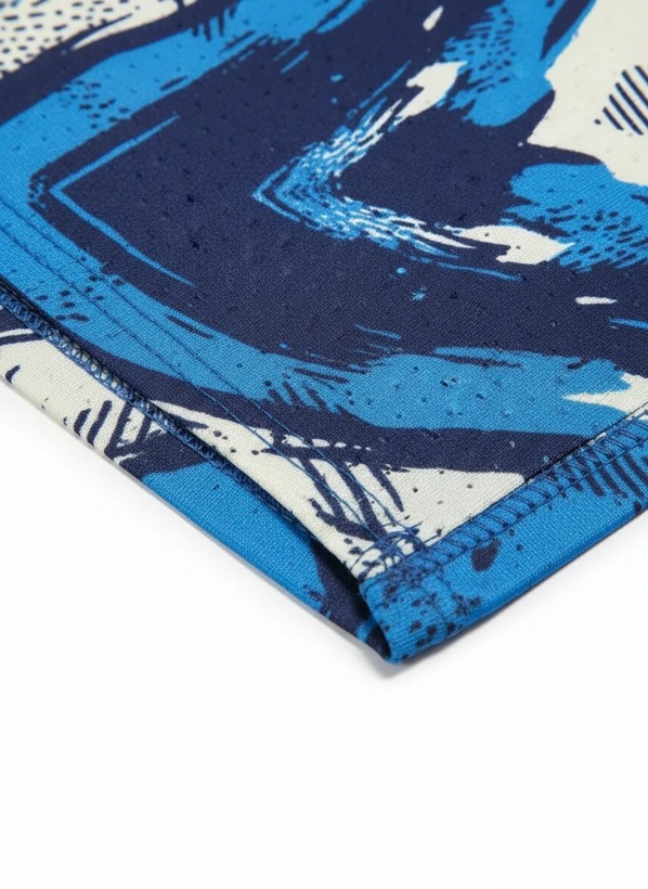 آبی نفتی+سفید